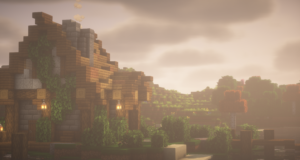 Minecraft Kingdom fishers hut
