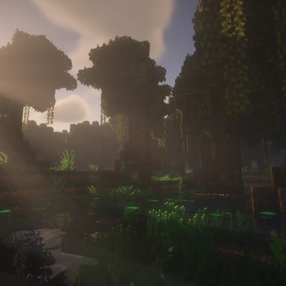 A dark swamp in ArkOfRulers The Minecraft Kingdom Server